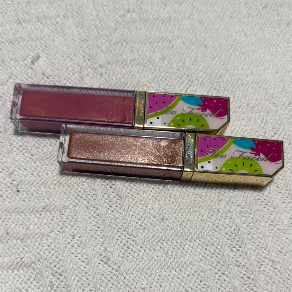 Too Faced Pink and Gold Lip duo